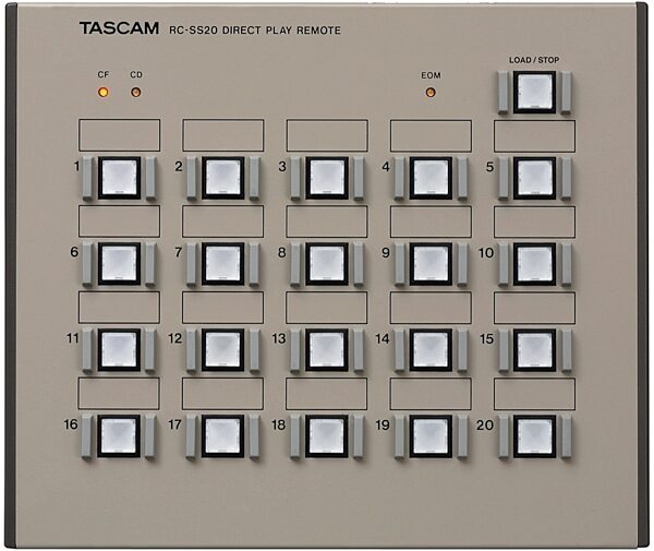 TASCAM RC-SS20 Direct Play Remote for SS Recorders, Main
