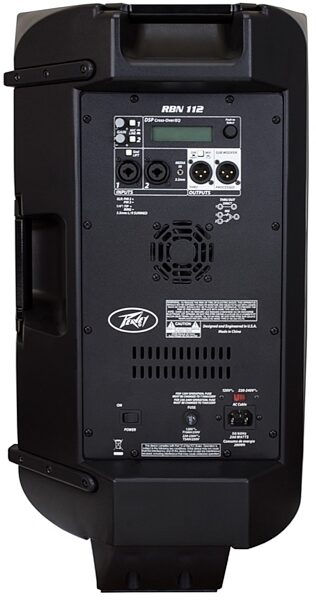 Peavey RBN-112 Powered PA Speaker (2000 Watts, 1x12"), Rear