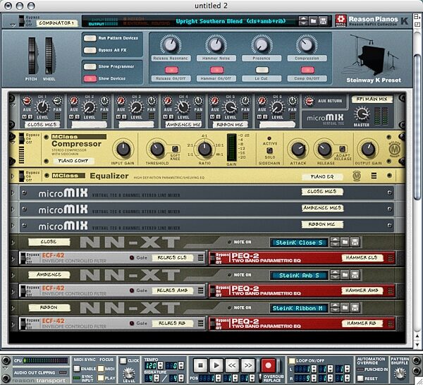 Propellerhead Piano Reason ReFill Collection (Macintosh and Windows), Main