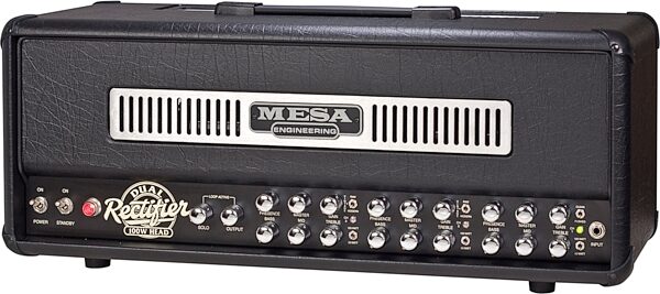 Mesa/Boogie Dual Rectifier Tube Guitar Amplifier Head (100 Watts), New, Action Position Back