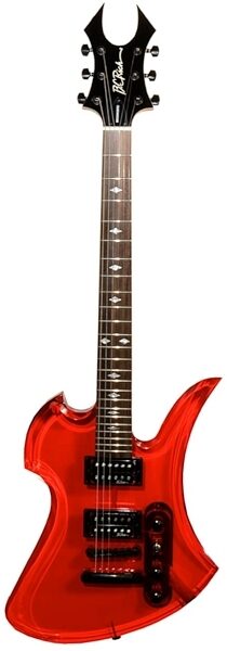 BC Rich Ice Series Mockingbird Electric Guitar, Red Acrylic