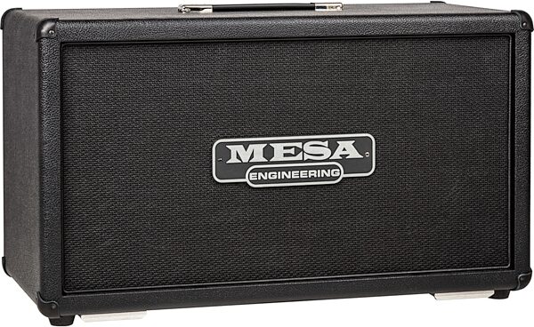 Mesa/Boogie 2x12 Horizontal Rectifier Guitar Speaker Cabinet (120 Watts), Black Bronco, New, view