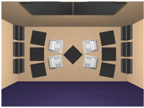 Auralex Roominator Pro Plus (Gray), Installed, Rear