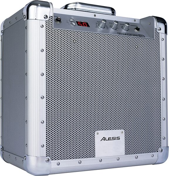 Alesis RoadFire 15 Battery-Operated Guitar Amplifier with DSP (15 Watts, 1x8 in.), Angle