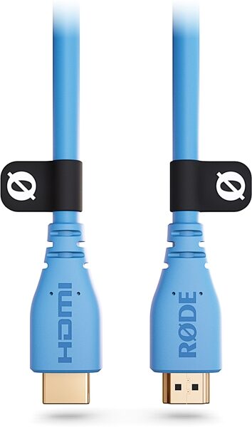 Rode HDMI Cable, Blue, 1.5 Meters (5 foot), Action Position Back