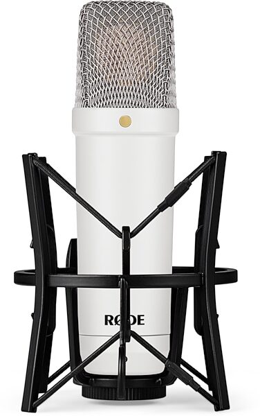 Rode NT1 Signature Series Studio Condenser Microphone, White, Action Position Back