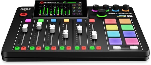 Rode RODECaster Pro II Audio Production Studio, New, Action Position Back