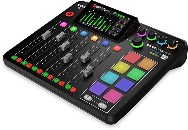 Rode RODECaster Pro II Audio Production Studio, Blemished, Action Position Back