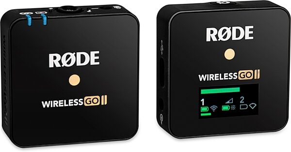 Rode Wireless GO II Single Compact Wireless Microphone System, New, Action Position Front