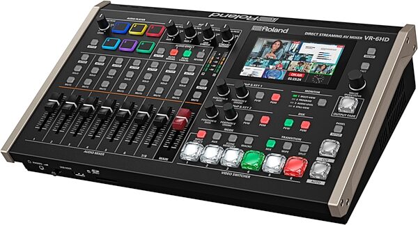 Roland VR-6HD Direct Streaming Audio Visual Mixer, Blemished, Action Position Back