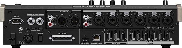 Roland VR-6HD Direct Streaming Audio Visual Mixer, Blemished, Action Position Back