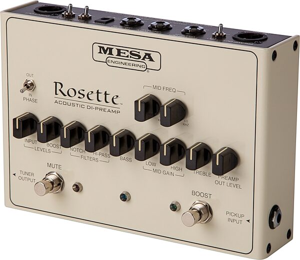 Mesa/Boogie Rosette Acoustic DI-Preamp Pedal, Action Position Back