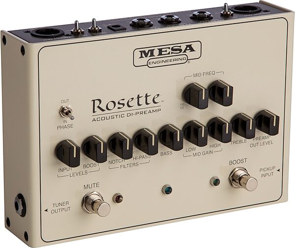 Mesa/Boogie Rosette Acoustic DI-Preamp Pedal, Action Position Back