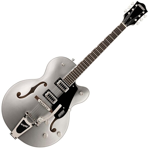 Gretsch G5420T Electromatic Hollowbody Electric Guitar, Airline Silver, Open Box (Good), Action Position Front