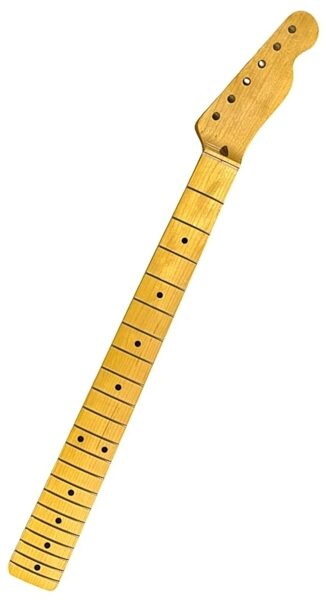 Allparts 21-Fret Maple V-Shape Telecaster Guitar Neck, New, main