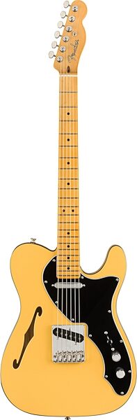 Fender Britt Daniel Thinline Telecaster Electric Guitar (with Case), Action Position Back