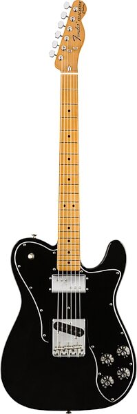 Fender Vintera '70s Telecaster Custom Electric Guitar, Maple Fingerboard (with Gig Bag), Action Position Back