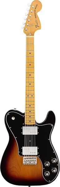 Fender Vintera '70s Telecaster Deluxe Electric Guitar, Maple Fingerboard (with Gig Bag), Action Position Back