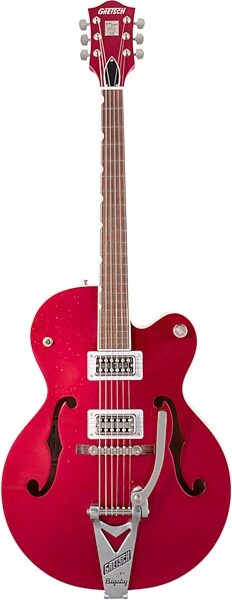 Gretsch G6120T-HR Brian Setzer Signature Hot Rod Hollow Body with Bigsby (with Case), Action Position Back