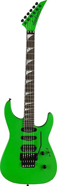 Jackson American Series Soloist SL3 Electric Guitar (with Case), Slime Green, Action Position Back