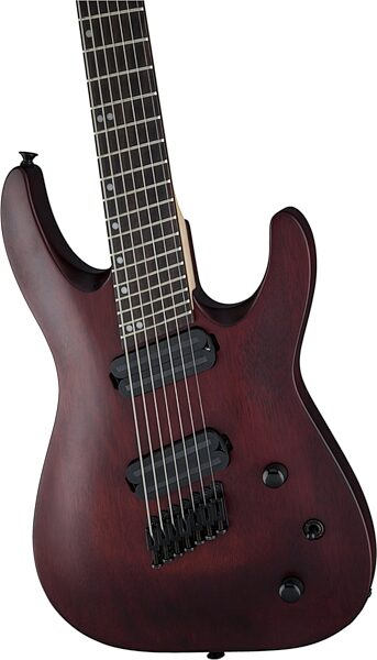 Jackson X Dinky DKAF7MS Multi-Scale Electric Guitar, 7-String, Action Position Back