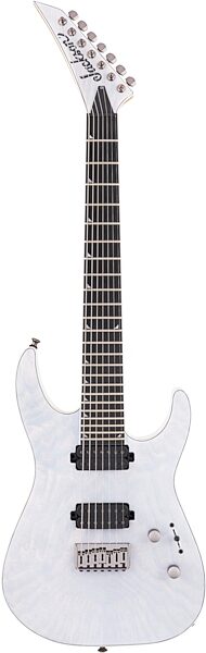 Jackson Pro Soloist SL7A MAH HT Electric Guitar, 7-String, Unicorn White, USED, Blemished, Action Position Back