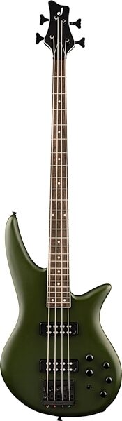 Jackson X Series Spectra SBX IV Electric Bass, Matte Army Drab, Open Box (Like New), Action Position Front