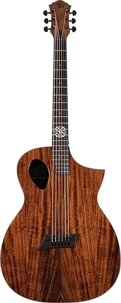 Michael Kelly Forte Port Koa Acoustic-Electric Guitar, Action Position Back