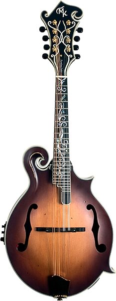 Michael Kelly Legacy Dragonfly Flame E Acoustic Electric Mandolin, Action Position Back