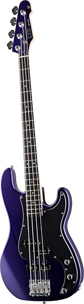 ESP LTD Surveyor 87 Electric Bass, Dark Metallic Purple, Action Position Back