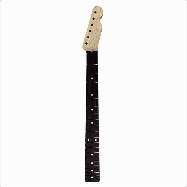 Allparts 21-Fret Rosewood Telecaster Guitar Neck, Action Position Back