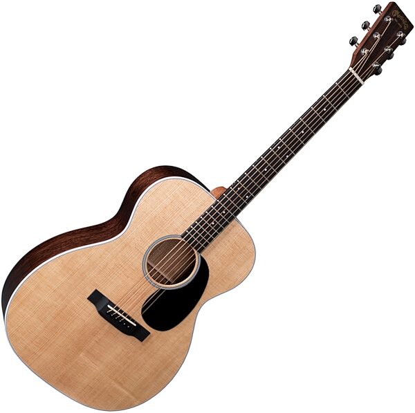Martin 000-RSG Road Series Auditorium Acoustic-Electric Guitar (with Case), Angle