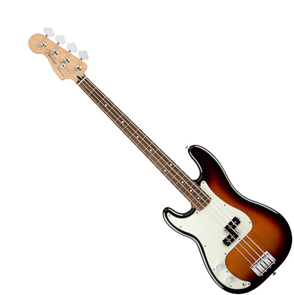 Fender Player Precision Pau Ferro Electric Bass, Left-Handed, Action Position Back