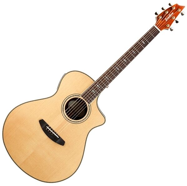 Breedlove Stage Exotic Concert CE Spruce Top Cocobolo Back and Sides Acoustic-Electric Guitar (with Gig Bag), View 4