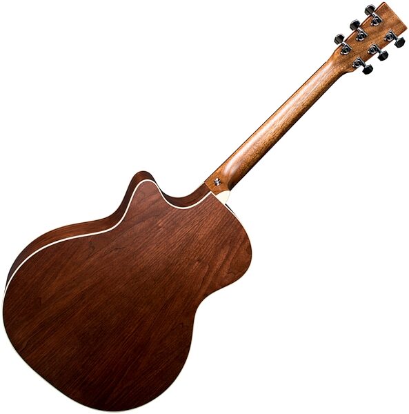 Martin GPCE Black Walnut Ambertone Grand Performance Acoustic-Electric Guitar, Rear