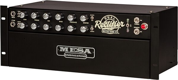 Mesa/Boogie Recto-Verb 25 Rackmount Guitar Amplifier Head (10/25 Watts), New, Action Position Back