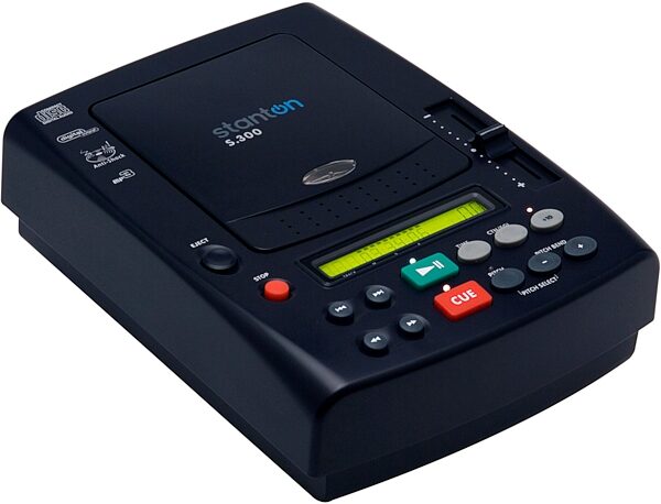 Stanton S300 DJ CD Player with MP3 Playback, Angle