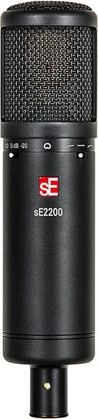 sE Electronics sE2200 Large-Diaphragm Condenser Microphone, with Pop Filter and Shock Mount, New, Mic