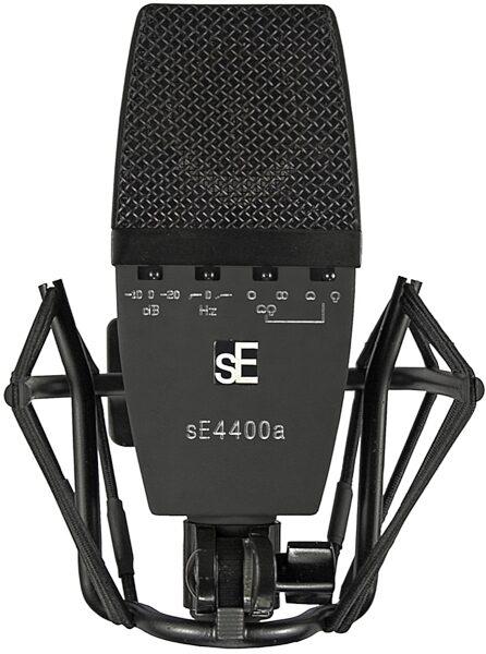 SE Electronics 4400a Multi-Pattern Condenser Microphone, Shockmount Front
