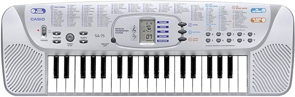 Casio SA-75 37-Key Mini Keyboard With Microphone, Main