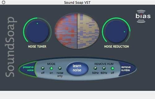 Bias SoundSoap Audio Cleaning Software (Macintosh and Windows), Screen