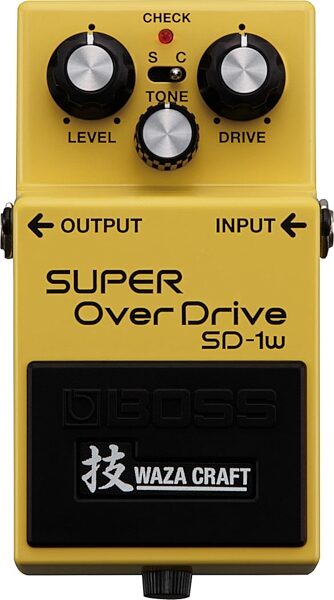 Boss SD-1w Waza Craft Special Edition Super Overdrive Pedal, New, Main