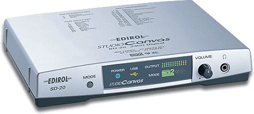 Edirol SD20 Studio Canvas USB/Serial/MIDI Module, Main