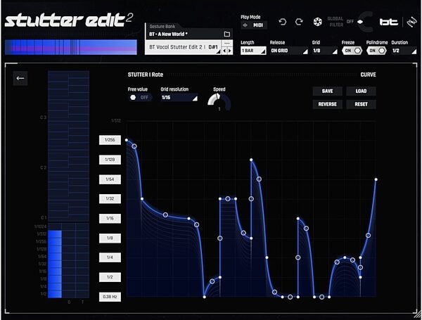 iZotope Stutter Edit 2 Effect Software, Modulation Panel