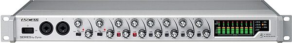 TASCAM Series 8p Dyna 8-Channel Mic Preamp with Analog Compressor, New, Action Position Back