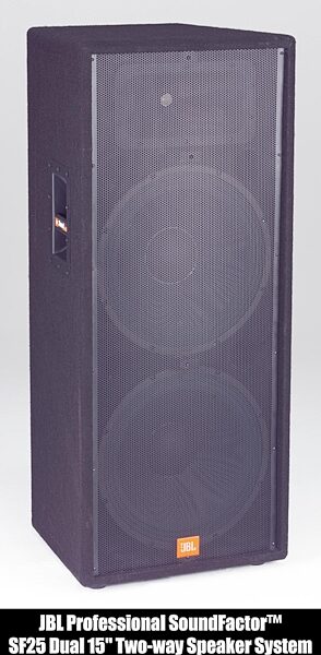 JBL SF25 Soundfactor Dual Cabinet (15 in., Quasi 3-Way), Main