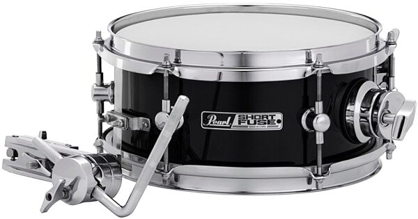 Pearl Short Fuse Drum Snare (with Mount), Black, 10x4.5 inch, Main
