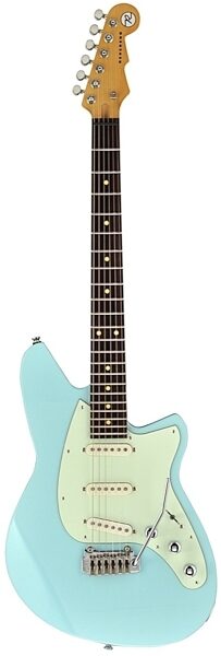 Reverend Six Gun Electric Guitar, with Rosewood Fingerboard, Chronic Blue