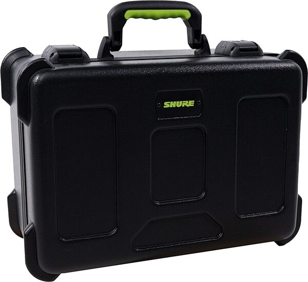 Shure x Gator Molded Wireless Handheld Microphone Case, Fits 7 Microphones, SH-MICCASEW07, Closed Side Angle