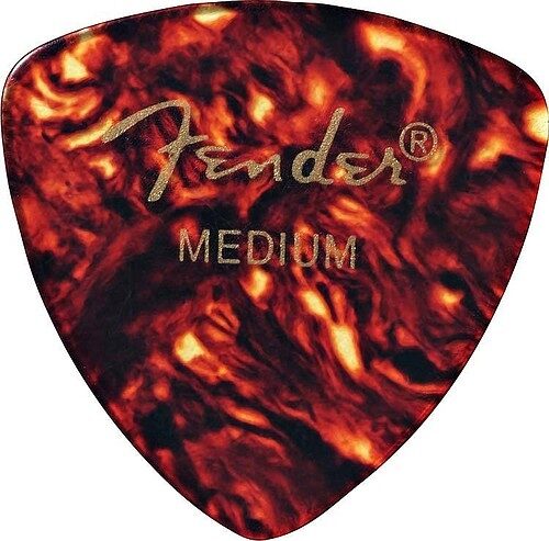 Fender 346 Shape Classic Celluloid Picks, Shell, Medium, 12-Pack, Shell Medium - 12-Pack